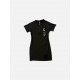 Nike Logo Φόρεμα με Φερμουάρ Μαύρο / Pre-Owned